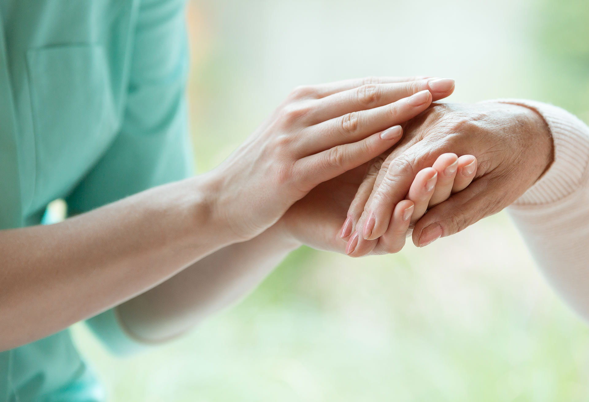 hope hospice banner hero hands